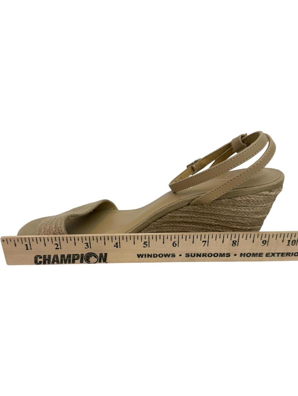 Joie Women's 8.5 Square Toe Wedge Block Heel Sandals - Picture 9 of 9